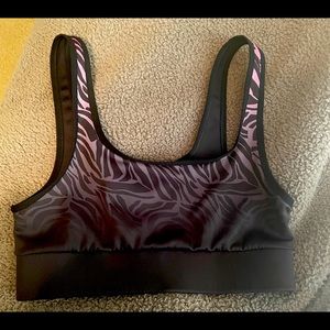 COR ombré zebra scoop neck bra size S - worn once